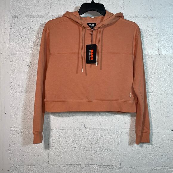 Bass Outdoor Womens Hibernate Half-Zip Hoodie Top Toasted Nut, XS - Picture 4 of 8